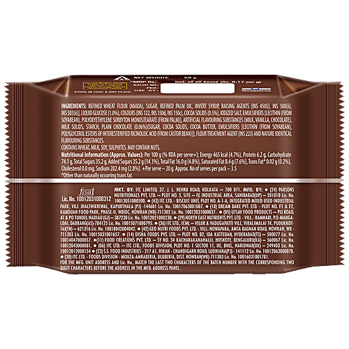 SUNFEAST Bounce Creme Biscuits - Choco 58 g