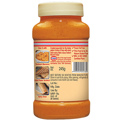 DR. OETKER FunFoods Veg Mayonnaise Tandoori 245 g