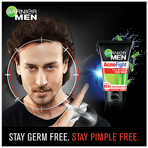 GARNIER MEN Acno Fight Anti-Pimple Face Wash 100 g