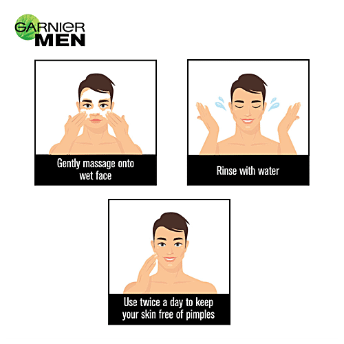 GARNIER MEN Acno Fight Anti-Pimple Face Wash 100 g