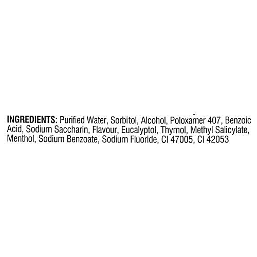 LISTERINE Mouthwash Liquid - Cavity Fighter, Removes 99.9% Germs, Eliminates Bad Breath 250 ml