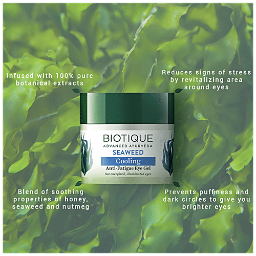 BIOTIQUE Cooling Anti Fatigue Eye Gel - Seaweed 15 g