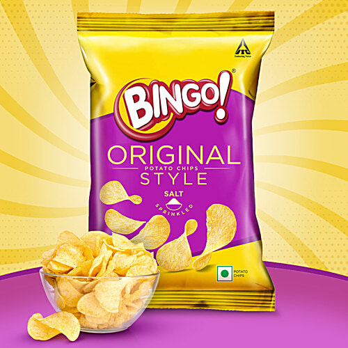 BINGO! Original Style Potato Chips - Salt Sprinkled 43 g