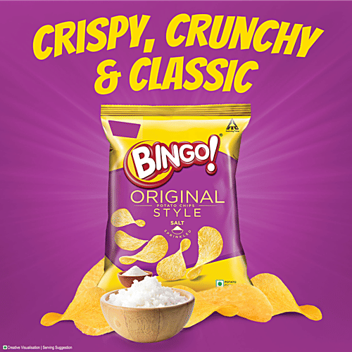 BINGO! Original Style Potato Chips - Salt Sprinkled 43 g