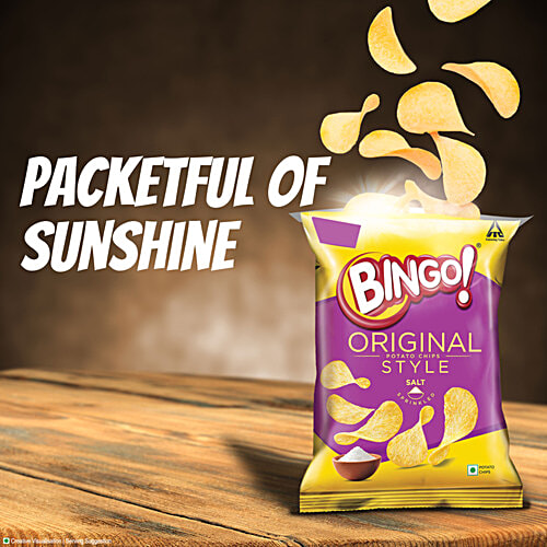 BINGO! Original Style Potato Chips - Salt Sprinkled 43 g