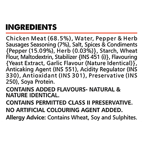 GODREJ YUMMIEZ Chicken Pepper & Herb Salami 250 g