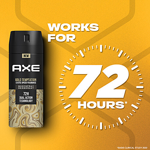 AXE Gold Temptation - Long Lasting Deodorant, Body Spray, For Men 150 ml