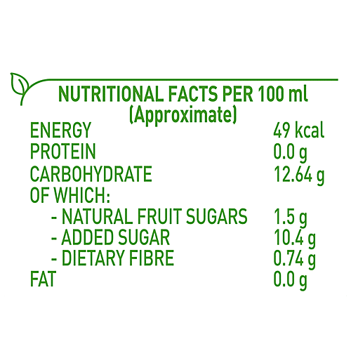 B NATURAL Apple Juice - Rich In Fibre, Vitamin C & E, 100% Fruit Pulp & 0% Concentrate 180 ml