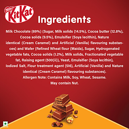 NESTLE  Kitkat Caramel Chocolate Coated Wafer 50 g