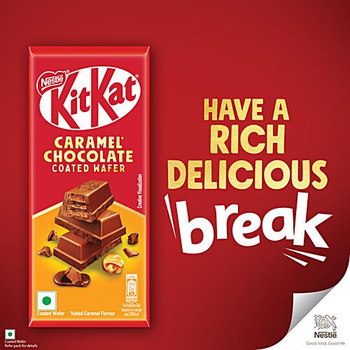 NESTLE  Kitkat Caramel Chocolate Coated Wafer 50 g