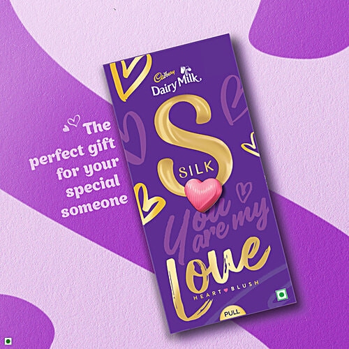 CADBURY DAIRY MILK SILK Heart Blush Chocolate Bar 250 g